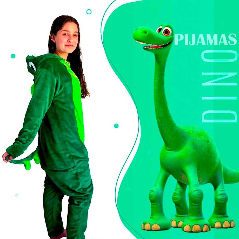 Pijama Animales Vaca Chancho Dinosaurio Jirafa Mundo Moda